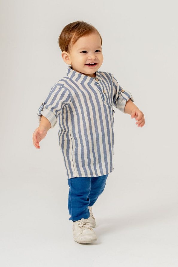JNF Kids Striped Shirt Set for Boys