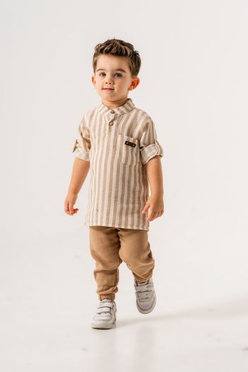 JNF Kids Striped Shirt Set for Baby Boys