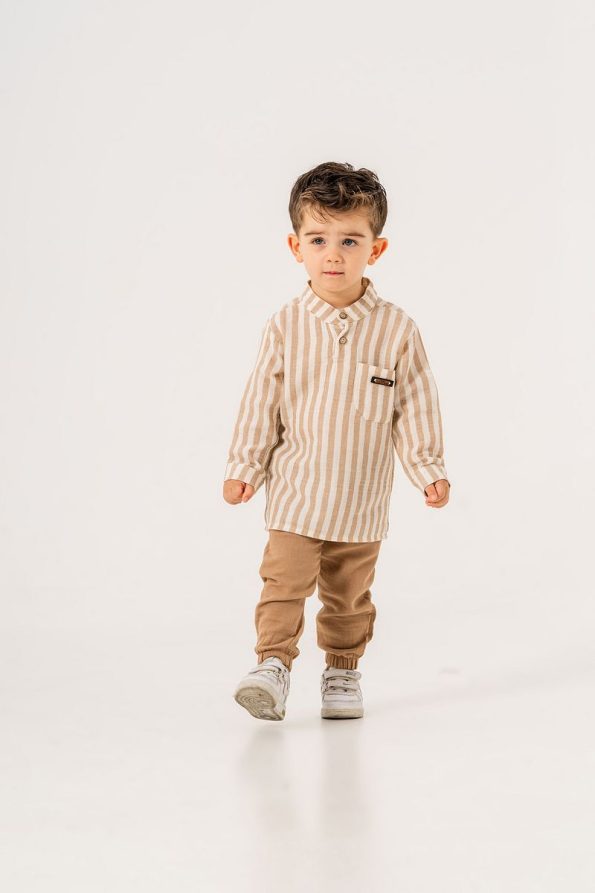 JNF Kids Striped Shirt Set for Baby Boys