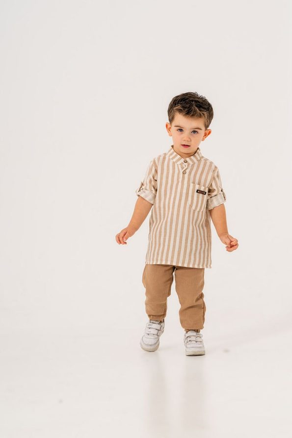 JNF Kids Striped Shirt Set for Baby Boys