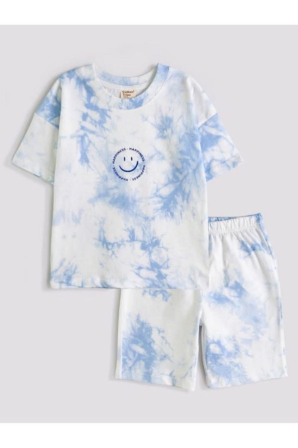 Cotton Trips Summer Batik 2-Piece Set (2-7 Years) - White