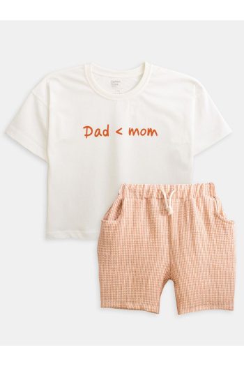 Cotton Trips Muslin Short T-Shirt Bicycle Print Summer Set 2-7 Years