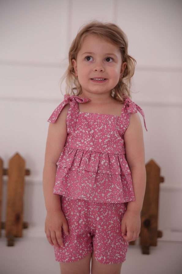 Pommelly Baby Girls' Two-Piece Shorts Set