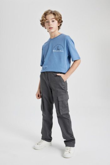 Boys' Cargo Fit Twill Pants