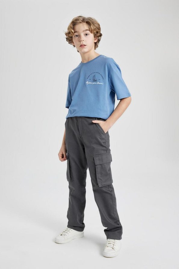 Boys' Cargo Fit Twill Pants