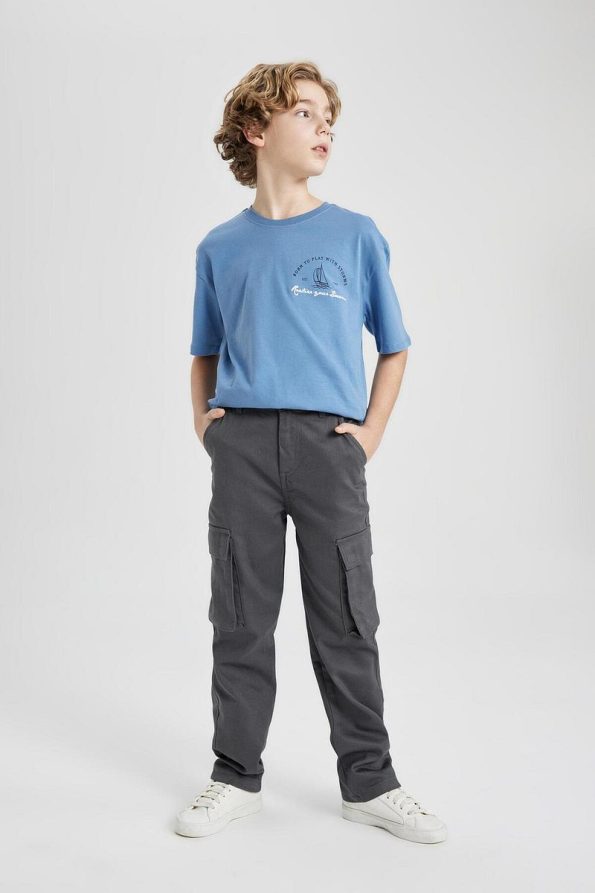 Boys' Cargo Fit Twill Pants