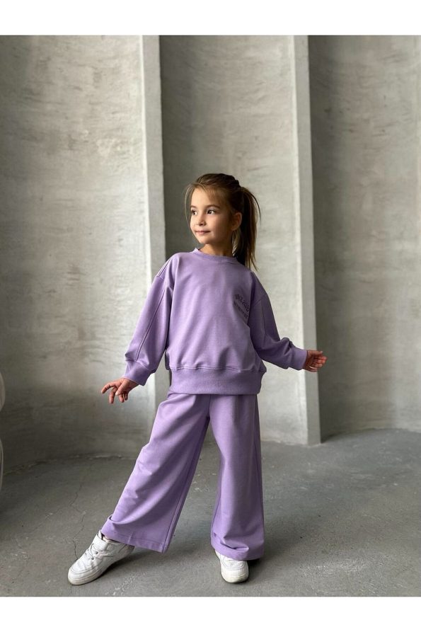 Le Petit Sole Girls' Self Love Oversized Outfit
