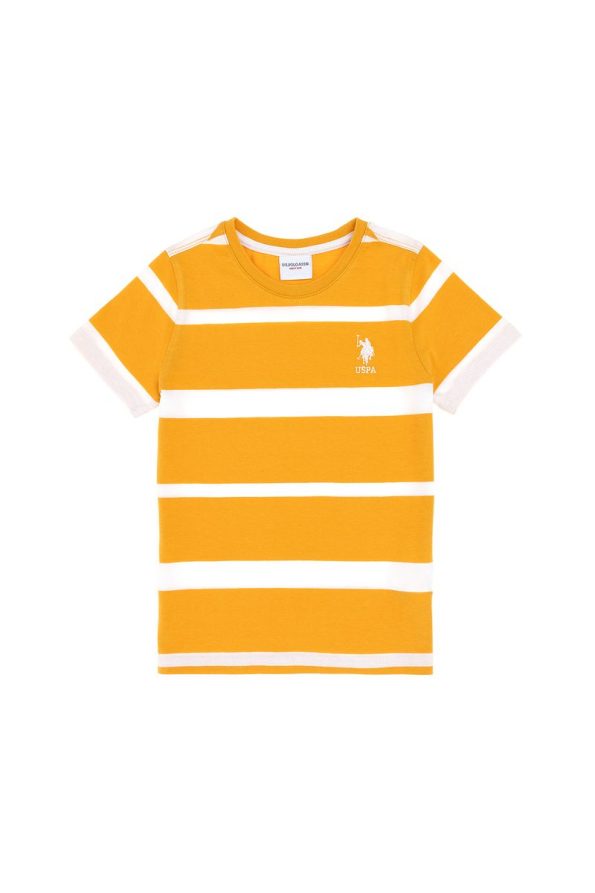 U.S. Polo Assn. Boys' Orange Crew Neck T-Shirt