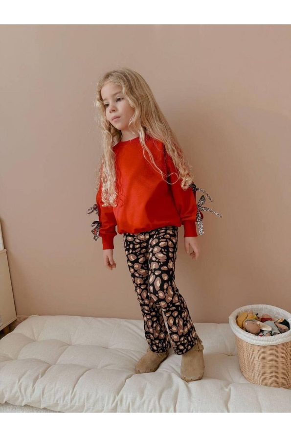 Yiğit Boutique Leopard Print Girls' Outfit