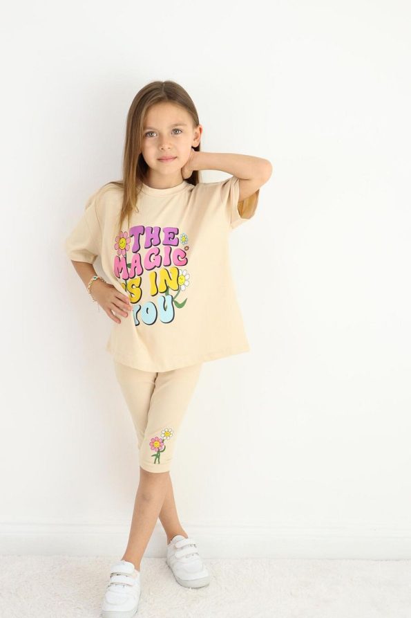 MiaBaby Girls Capri Set 2-8 Years