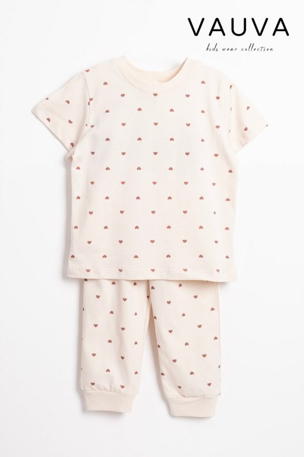 Vauva Print Pajama Set for Boys and Girls