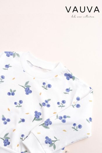 Vauva Long Sleeve Printed Pajama Set for Boys and Girls