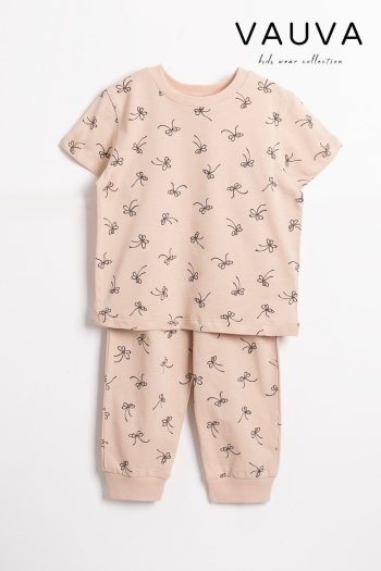 Vauva Patterned Pajama Set for Boys and Girls
