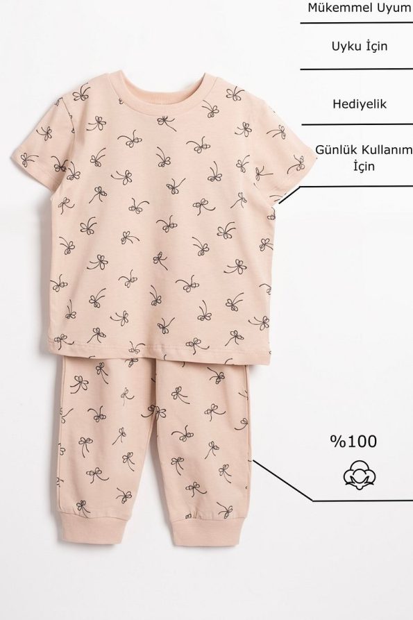 Vauva Patterned Pajama Set for Boys and Girls