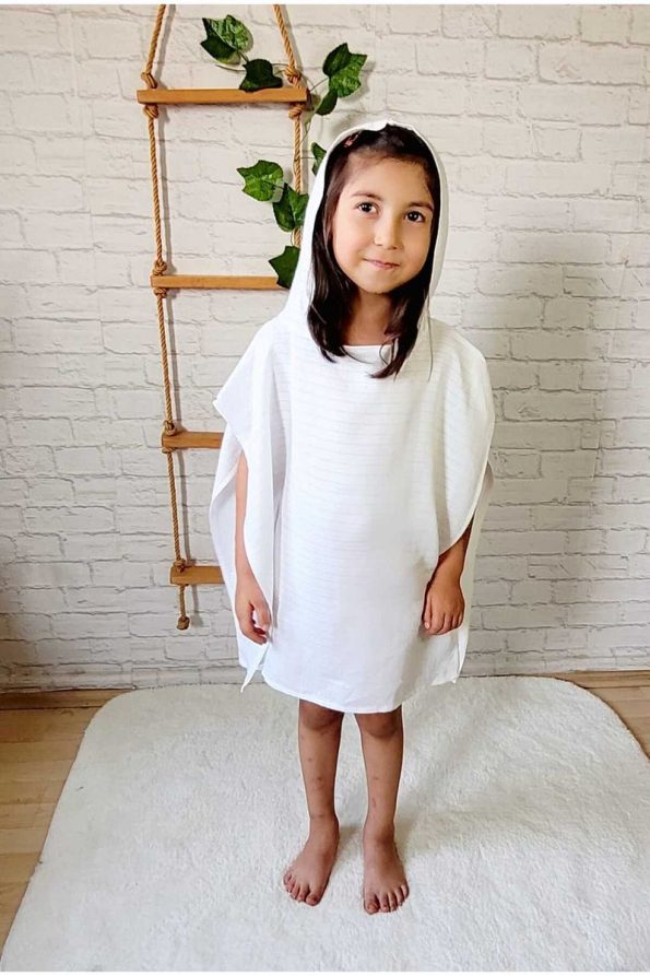 Alpar Textiles Muslin Hooded Poncho for Kids