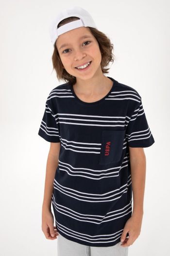 U.S. Polo Assn. Boys' Navy Basic T-Shirt