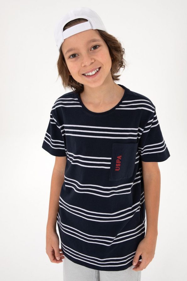 U.S. Polo Assn. Boys' Navy Basic T-Shirt
