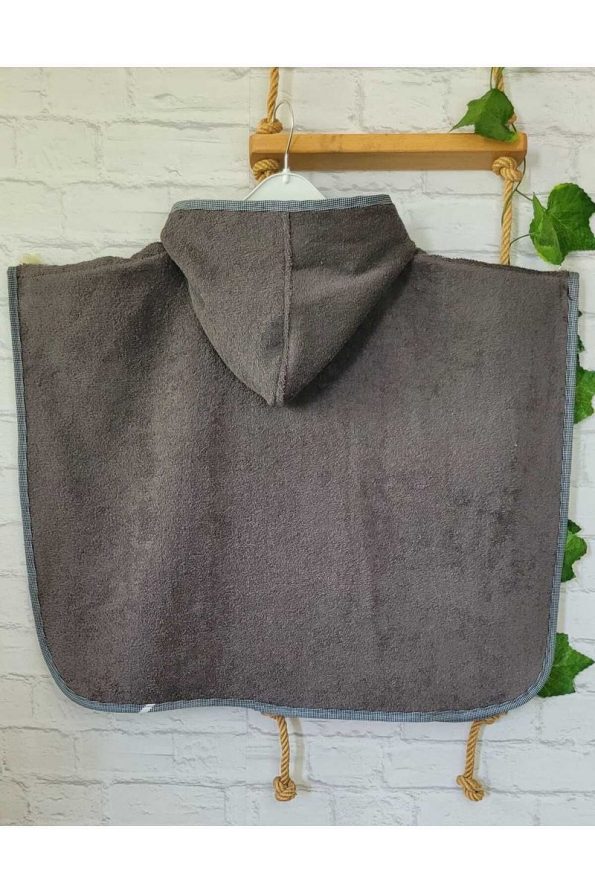 Cotton Soft Hooded Towel Poncho for Kids - Unisex