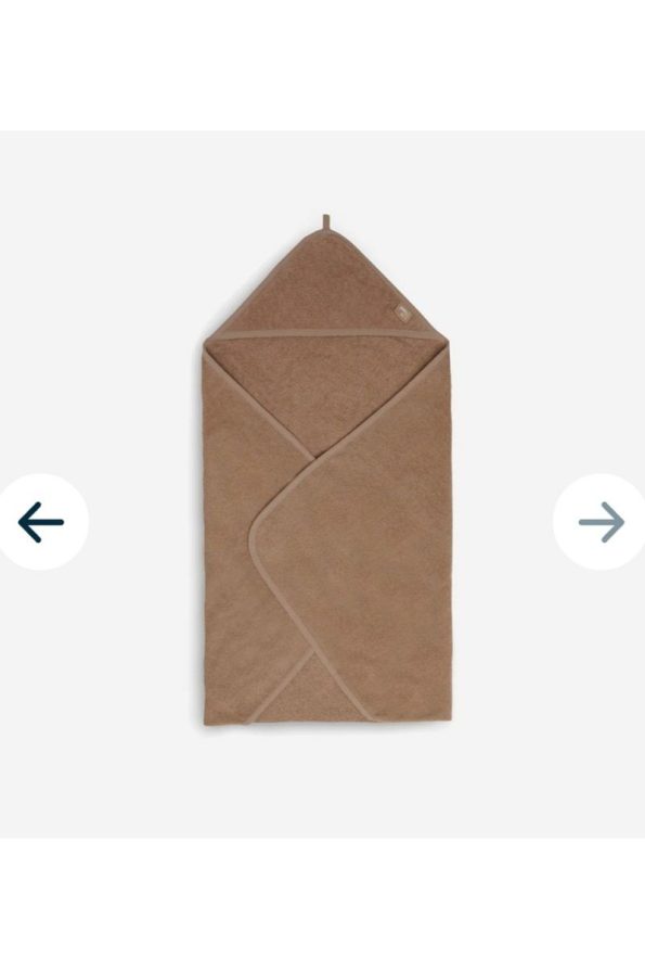 Cotton Wrap Towel for Newborns in Brown