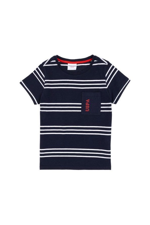 U.S. Polo Assn. Boys' Navy Basic T-Shirt