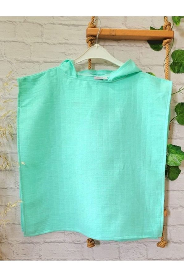 Muslin Hooded Poncho for Kids