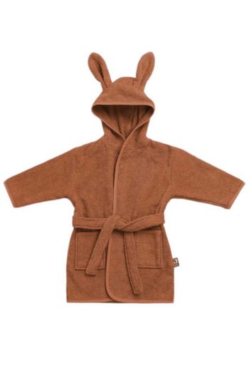 Soft Cotton Unisex Kids' Hooded Bathrobe - Bunny Ears