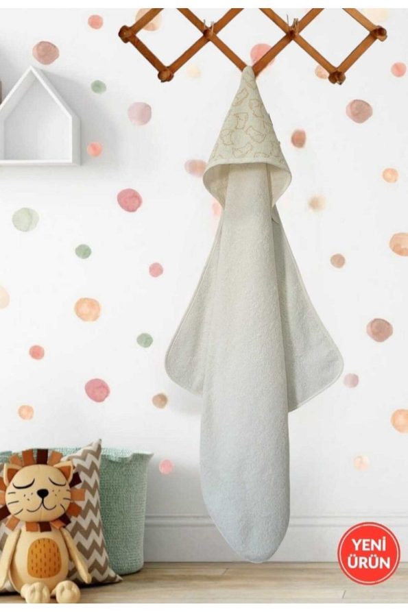 Soft Cotton Baby Bath Towel Wrap with Bunny Design