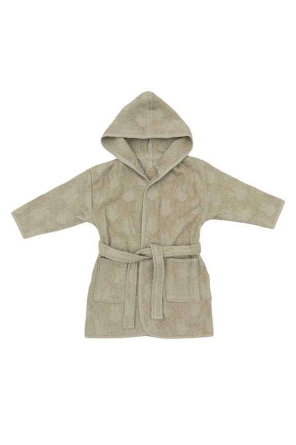 Cotton Lady Outlet 100% Cotton Kids Bathrobe Towel Beige
