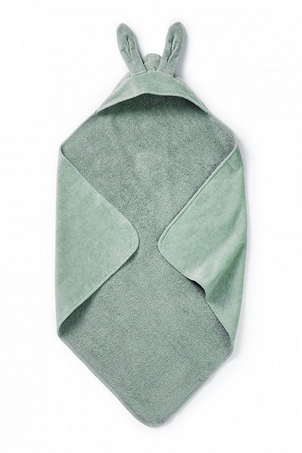 Soft Cotton Baby Bath Towel with Bunny Ears