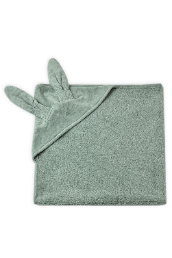 Soft Cotton Baby Bath Towel with Bunny Ears