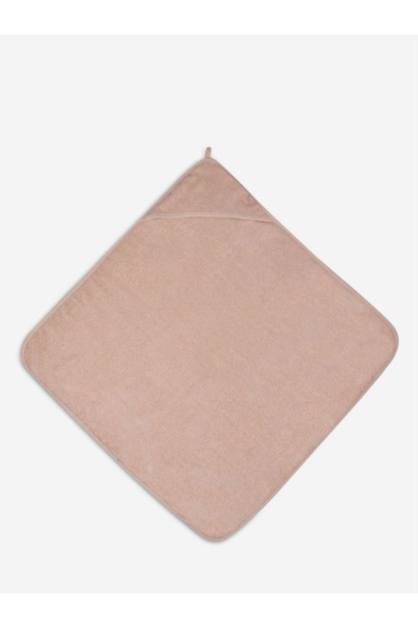 Cotton Baby Bath Towel Wrap in Pink for Newborns