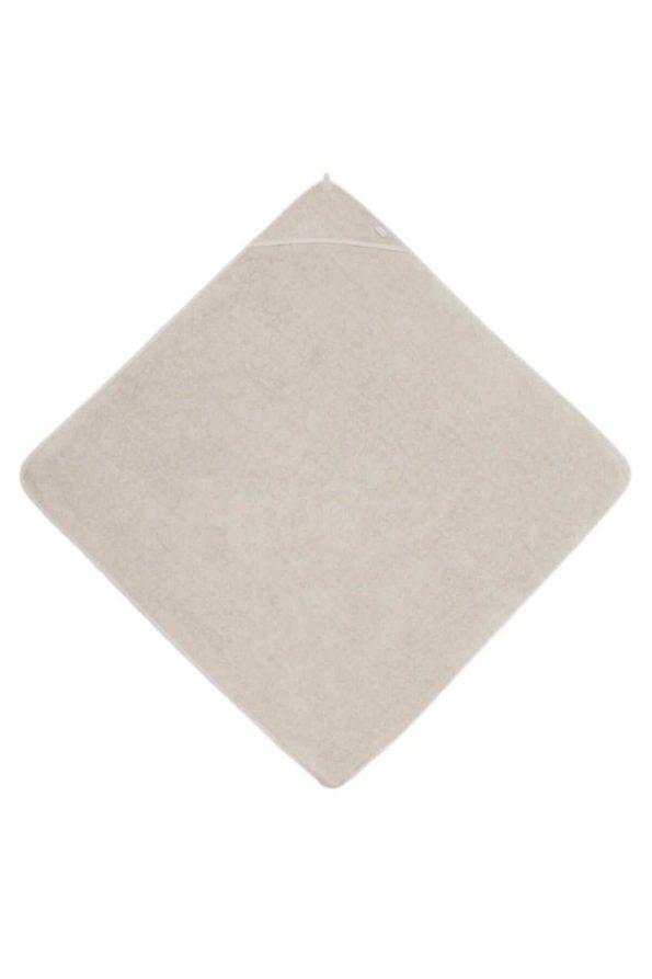 Cotton Baby Bath Towel Wrap in Beige