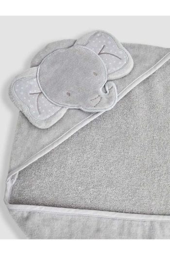 Soft Cotton Baby Bath Towel Wrap with Elephant Ears