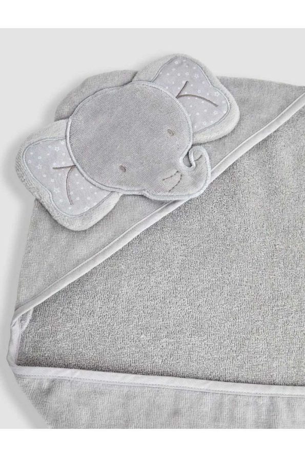 Soft Cotton Baby Bath Towel Wrap with Elephant Ears