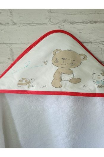 100% Cotton Soft Baby Bath Towel Wrap / Bear
