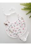 ilkimbebe Baby Bib and Pacifier Chain Set