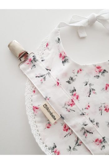 ilkimbebe Baby Bib and Pacifier Chain Set