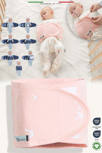 EleleLife Baby Swaddle Strap Newborn Powder Duck