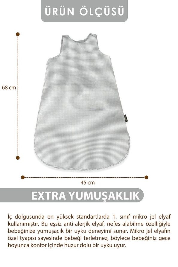 Mordesign Baby Sleep Sack, Newborn Muslin Swaddle, 100% Cotton Fabric, Wearable Blanket