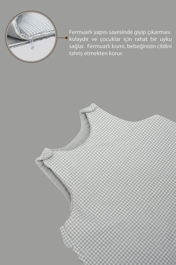 Mordesign Baby Sleep Sack, Newborn Muslin Swaddle, 100% Cotton Fabric, Wearable Blanket