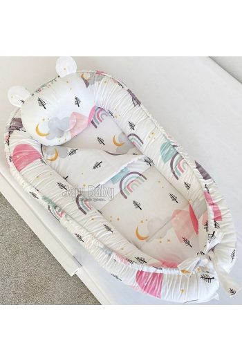 Jaju Baby Nest Rainbow Design Luxury Baby Nest