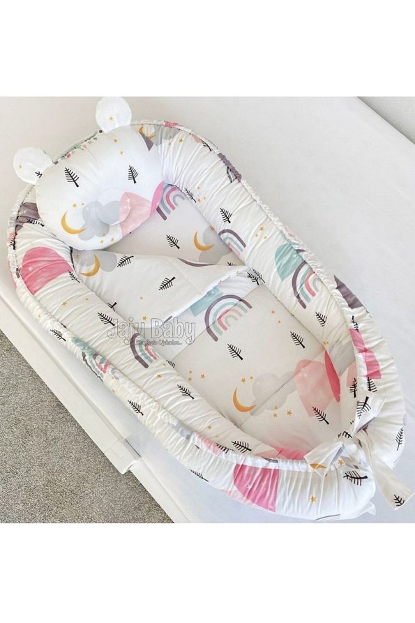 Jaju Baby Nest Rainbow Design Luxury Baby Nest