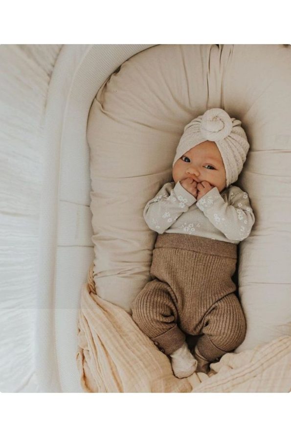 Ege HOME Organic Baby Nest Newborn Bed Beige