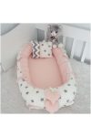 Jaju Baby Nest White Star Blush Baby Nest
