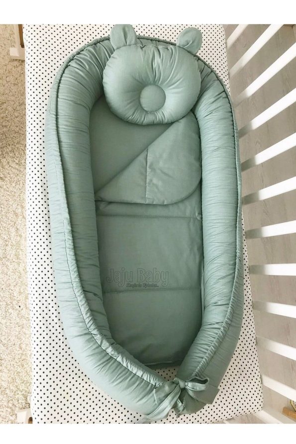 Jaju Baby Light Green Luxury Orthopedic Babynest