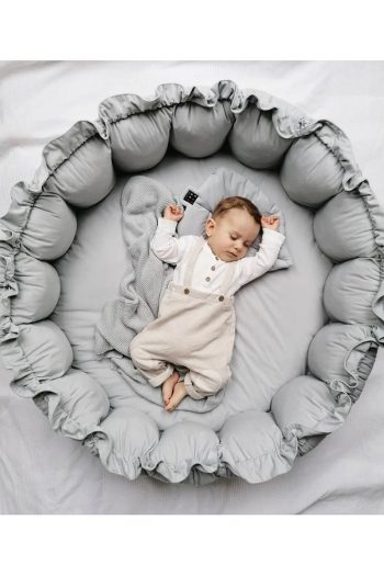 Jaju Baby Organic Fabric Gray Foldable Play Mat