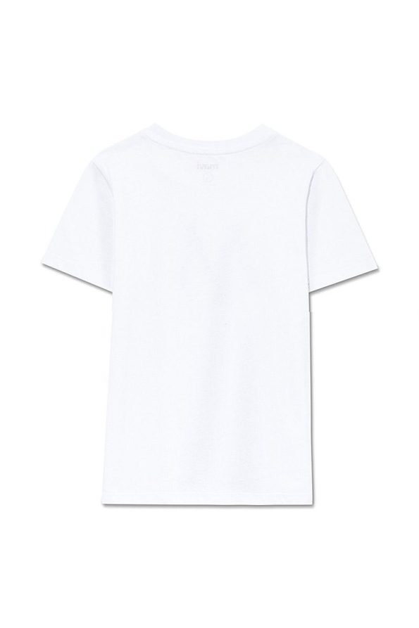 White T-Shirt with Mavi Mühür Logo Regular Fit