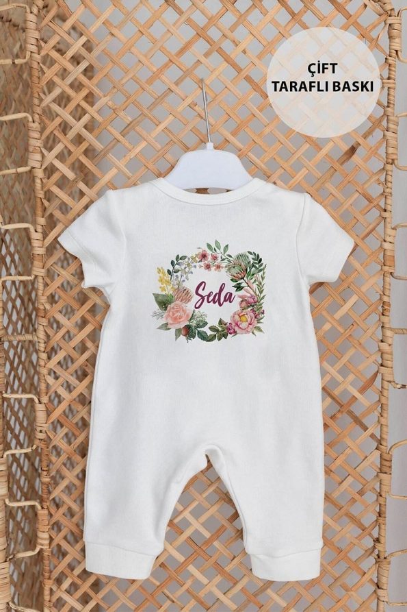 Lilabio 100% Organic Personalized Floral Summer Hospital Set