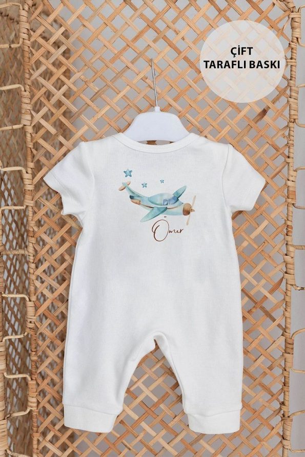 Lilabio 100% Organic Personalized Summer Hospital Set - Airplane Theme