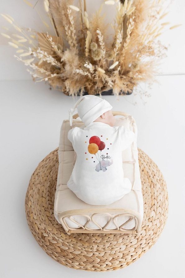 Lilabio 100% Organic Personalized Elephant Hospital Set